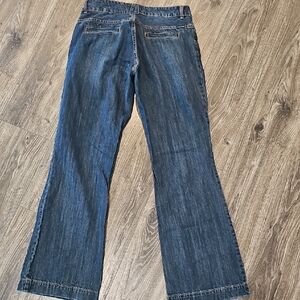 Stetson Blue Flare Wide Leg Jeans